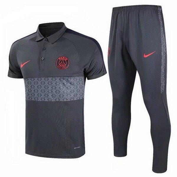 Polo Paris Saint Germain Set Completo 20/21 Grigio